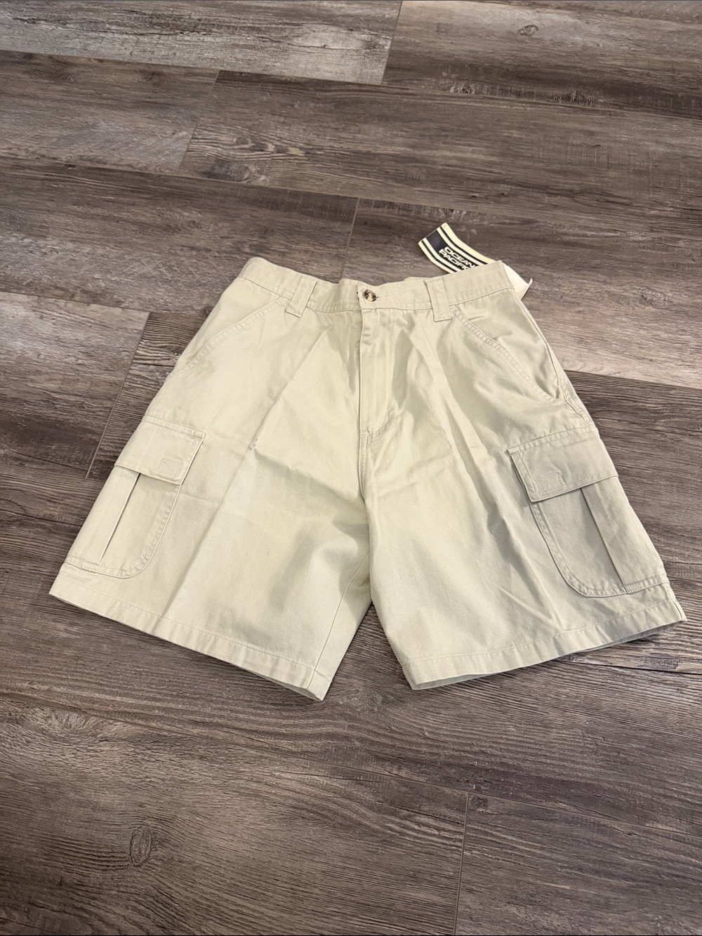 Ocean Pacific Women's Cargo Shorts in Light Beige – Relaxed Utility Style
